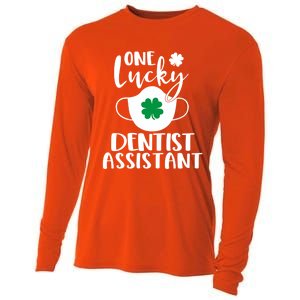 One Lucky Dentist Assistant St Patrick's Day Cute Gift Cooling Performance Long Sleeve Crew