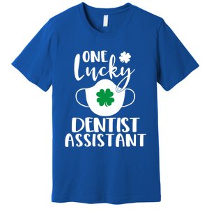 One Lucky Dentist Assistant St Patrick's Day Cute Gift Premium T-Shirt