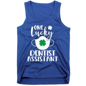 One Lucky Dentist Assistant St Patrick's Day Cute Gift Tank Top