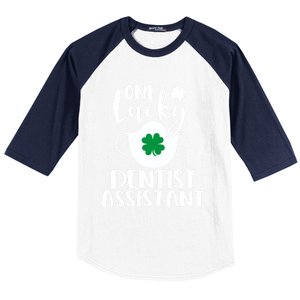 One Lucky Dentist Assistant St Patrick's Day Cute Gift Baseball Sleeve Shirt