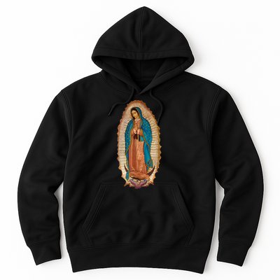 Our Lady De Guadalupe Sant Mary For Christians Catholics Hoodie