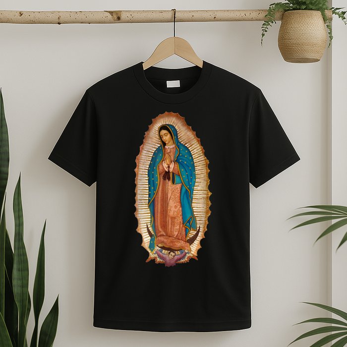 Our Lady De Guadalupe Sant Mary For Christians Catholics T-Shirt