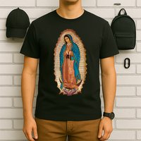 Our Lady De Guadalupe Sant Mary For Christians Catholics T-Shirt