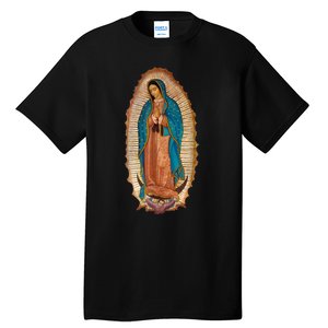 Our Lady De Guadalupe Sant Mary For Christians Catholics Tall T-Shirt