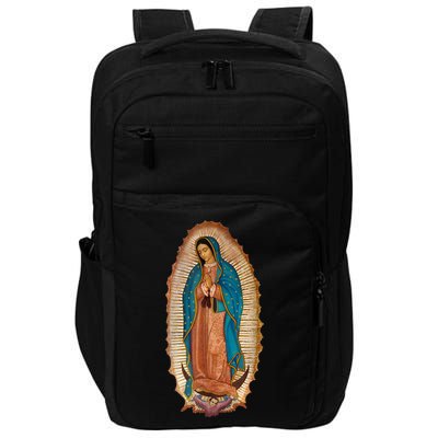 Our Lady De Guadalupe Sant Mary For Christians Catholics Impact Tech Backpack