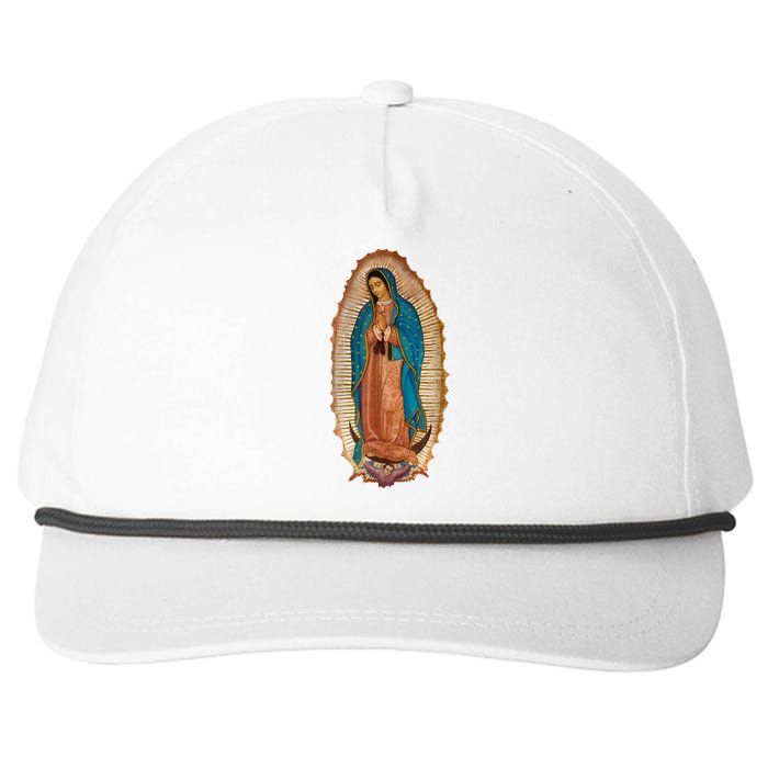 Our Lady De Guadalupe Sant Mary For Christians Catholics Snapback Five-Panel Rope Hat