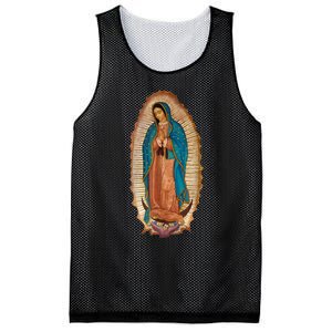 Our Lady De Guadalupe Sant Mary For Christians Catholics Mesh Reversible Basketball Jersey Tank