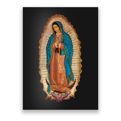 Our Lady De Guadalupe Sant Mary For Christians Catholics Poster
