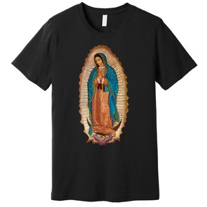 Our Lady De Guadalupe Sant Mary For Christians Catholics Premium T-Shirt