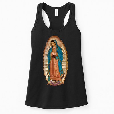 Our Lady De Guadalupe Sant Mary For Christians Catholics Womens Tank Top