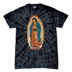 Our Lady De Guadalupe Sant Mary For Christians Catholics Tie-Dye T-Shirt