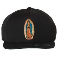 Our Lady De Guadalupe Sant Mary For Christians Catholics Wool Snapback Cap