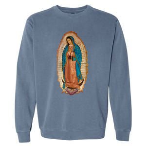 Our Lady De Guadalupe Sant Mary For Christians Catholics Garment-Dyed Sweatshirt