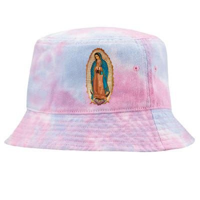 Our Lady De Guadalupe Sant Mary For Christians Catholics Tie-Dyed Bucket Hat