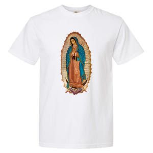 Our Lady De Guadalupe Sant Mary For Christians Catholics Garment-Dyed Heavyweight T-Shirt