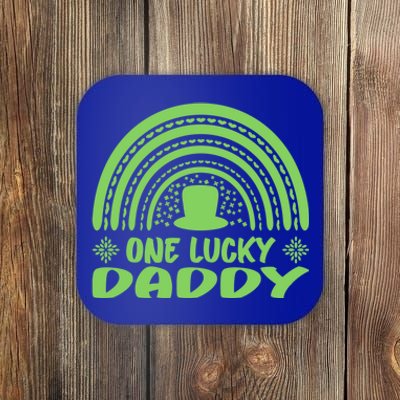 One Lucky Daddy Gift St Patrick's Day Funny For Daddy Gift Coaster