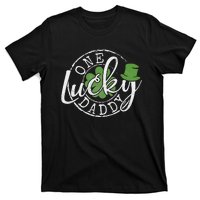 One Lucky Daddy Funny Father Irish Clovers St Patrick's Day T-Shirt