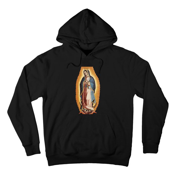 Our Lady De Guadalupe Mary Mother Of God Christian Catholics Rosary Hoodie