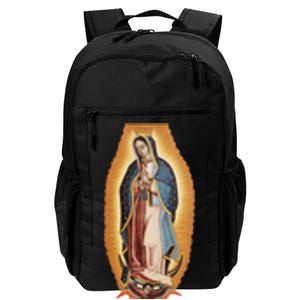 Our Lady De Guadalupe Mary Mother Of God Christian Catholics Rosary Daily Commute Backpack