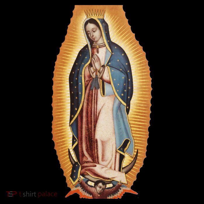 Our Lady De Guadalupe Mary Mother Of God Christian Catholics Rosary Button