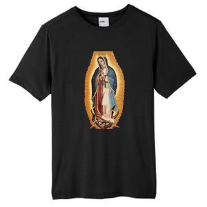 Our Lady De Guadalupe Mary Mother Of God Christian Catholics Rosary Tall Fusion ChromaSoft Performance T-Shirt