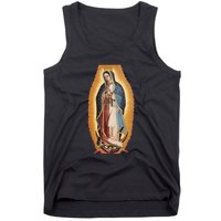 Our Lady De Guadalupe Mary Mother Of God Christian Catholics Rosary Tank Top