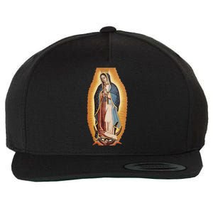 Our Lady De Guadalupe Mary Mother Of God Christian Catholics Rosary Wool Snapback Cap