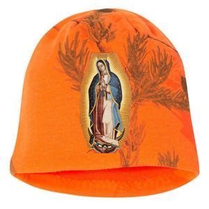 Our Lady De Guadalupe Mary Mother Of God Christian Catholics Rosary Kati - Camo Knit Beanie