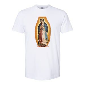 Our Lady De Guadalupe Mary Mother Of God Christian Catholics Rosary Softstyle CVC T-Shirt