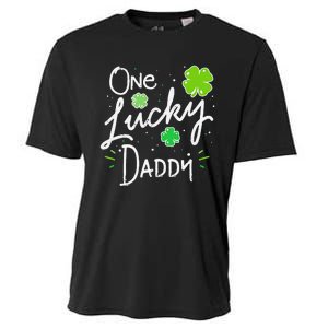 One Lucky Dad Matching St Patricks Day New Daddy Cooling Performance Crew T-Shirt