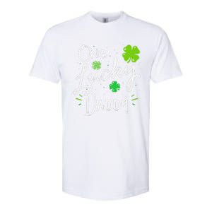 One Lucky Dad Matching St Patricks Day New Daddy Softstyle CVC T-Shirt