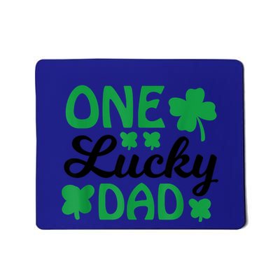 One Lucky Dad Funny St Patricks Day Gift For Daddy Mousepad