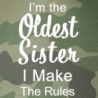 Oldest Sister I Make The Rules Funny Legacy Tie Dye Trucker Hat