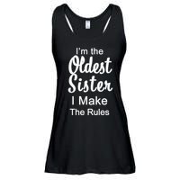 Oldest Sister I Make The Rules Funny Ladies Essential Flowy Tank