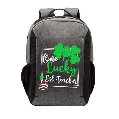 One Lucky Esl Teacher St Patricks Day Esl Teacher Gift Vector Backpack