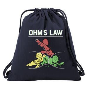 Ohm Law Electrical Engineer Funny Drawstring Bag