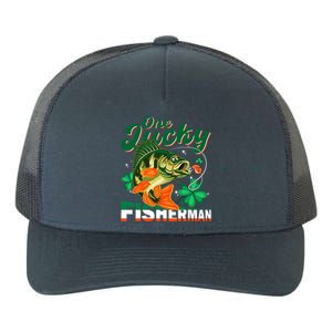 One Lucky Fisher Fisher Anglers St Patrick's Day Gift Yupoong Adult 5-Panel Trucker Hat