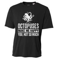 Octopus Lover Funny Octopus Quote Retro Cooling Performance Crew T-Shirt