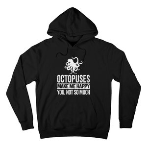 Octopus Lover Funny Octopus Quote Retro Hoodie