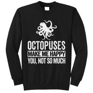 Octopus Lover Funny Octopus Quote Retro Sweatshirt