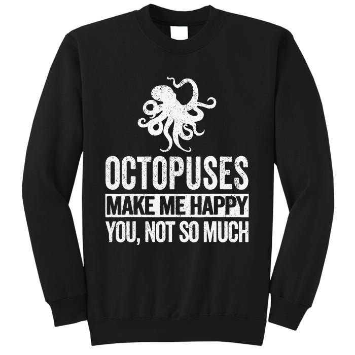 Octopus Lover Funny Octopus Quote Retro Sweatshirt