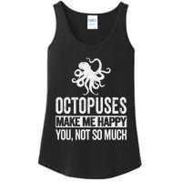 Octopus Lover Funny Octopus Quote Retro Ladies Essential Tank