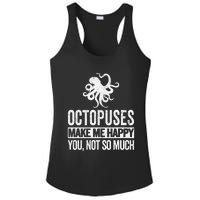 Octopus Lover Funny Octopus Quote Retro Ladies PosiCharge Competitor Racerback Tank