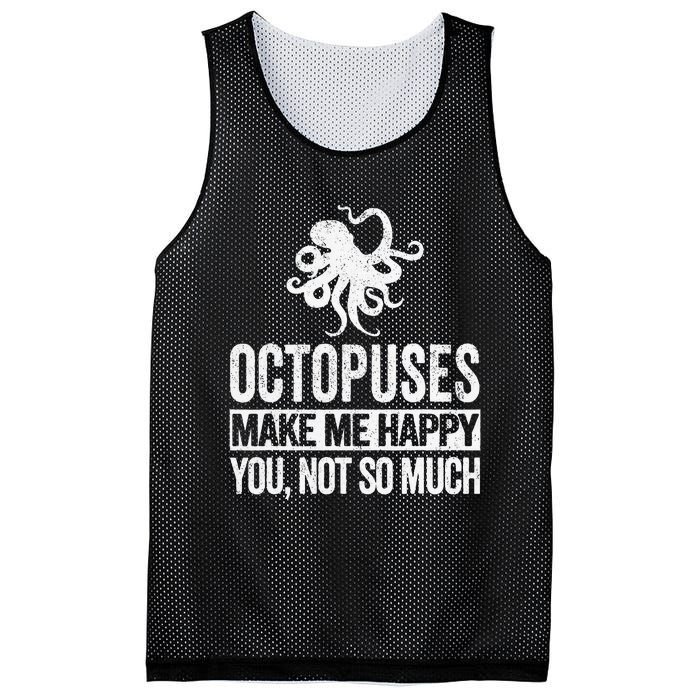 Octopus Lover Funny Octopus Quote Retro Mesh Reversible Basketball Jersey Tank