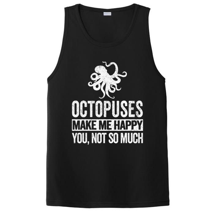 Octopus Lover Funny Octopus Quote Retro PosiCharge Competitor Tank