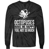 Octopus Lover Funny Octopus Quote Retro Tie-Dye Long Sleeve Shirt