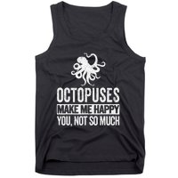 Octopus Lover Funny Octopus Quote Retro Tank Top