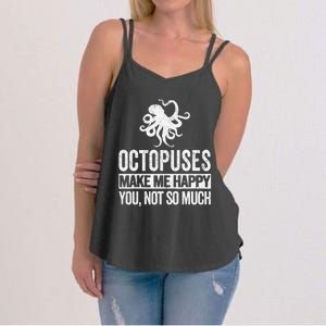 Octopus Lover Funny Octopus Quote Retro Women's Strappy Tank