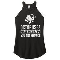 Octopus Lover Funny Octopus Quote Retro Women's Perfect Tri Rocker Tank