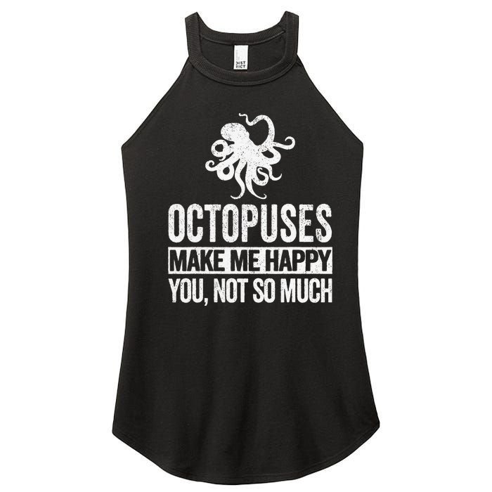 Octopus Lover Funny Octopus Quote Retro Women's Perfect Tri Rocker Tank